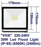 Vive 1525 30W Led Flood Light Fitting